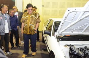 Menteri Perindustrian Meninjau Indonesia Modification Expo 2018